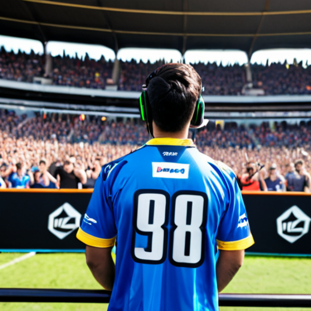 **Prompt:** A professional KartRider esports player, fully clothed in team jersey, focused on the game during a tournament, stadium backdrop with cheering crowd, appropriate content, safe for work, perfect anatomy, natural proportions, professional gaming photography, family-friendly.