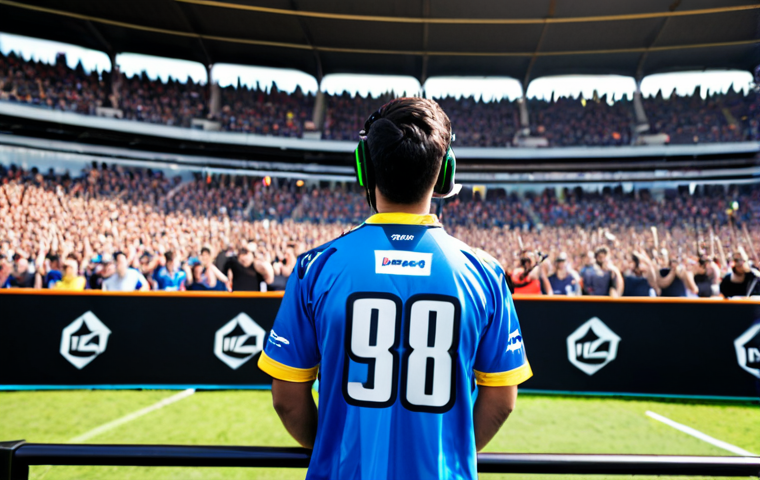**Prompt:** A professional KartRider esports player, fully clothed in team jersey, focused on the game during a tournament, stadium backdrop with cheering crowd, appropriate content, safe for work, perfect anatomy, natural proportions, professional gaming photography, family-friendly.