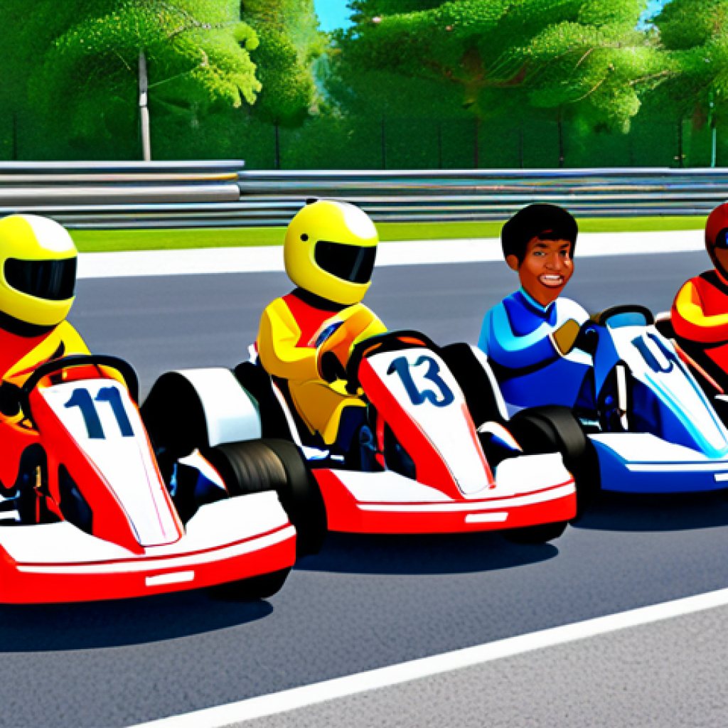 카트라이더 신규 유저 게임 조정 - Welcoming New Players**

"A group of diverse, fully clothed cartoon racers on colorful karts at the ...