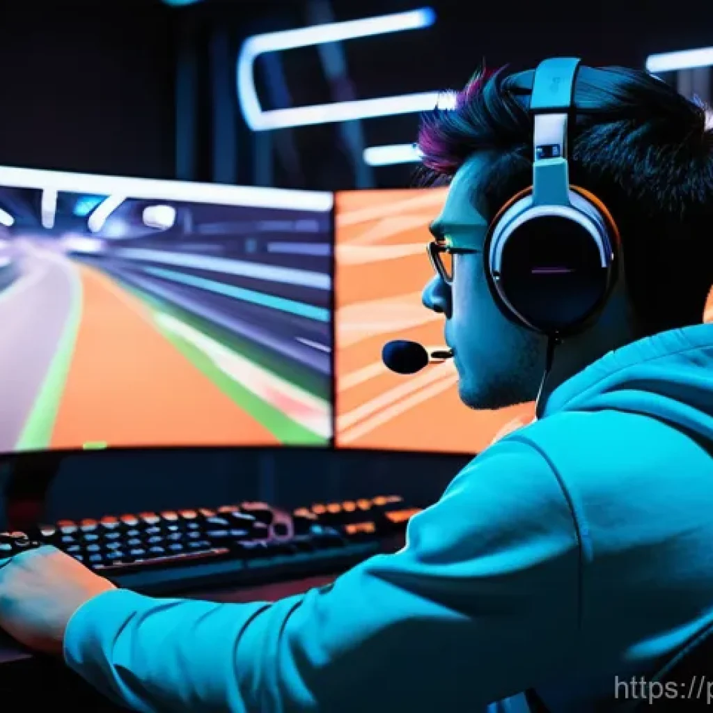 카트라이더 공식 랭킹 트래커 - **Prompt 1: "Focused KartRider Racer Analyzing Performance Data"**
A young adult, male or female...