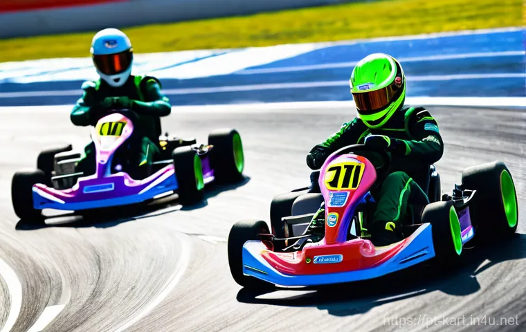 카트라이더 아이템전 승리 확률 높이기 - **Masterful Drifting on a Challenging Track:** Highlighting precision driving, kart, and character.