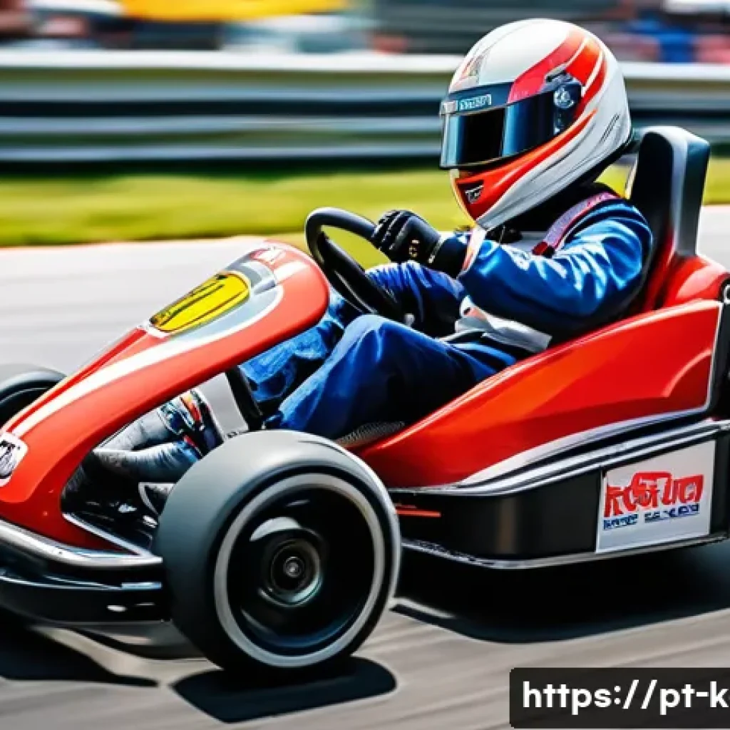카트라이더 초보 유저를 위한 전략 가이드 - A dynamic racing scene on a vibrant KartRider track featuring a sleek Speedster kart speeding throug...