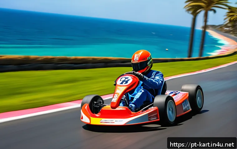 카트라이더 스피드전 고수 되는 법 - A dynamic KartRider Speed racing scene on a vibrant, colorful track named “Velocidade Oceânica” feat...