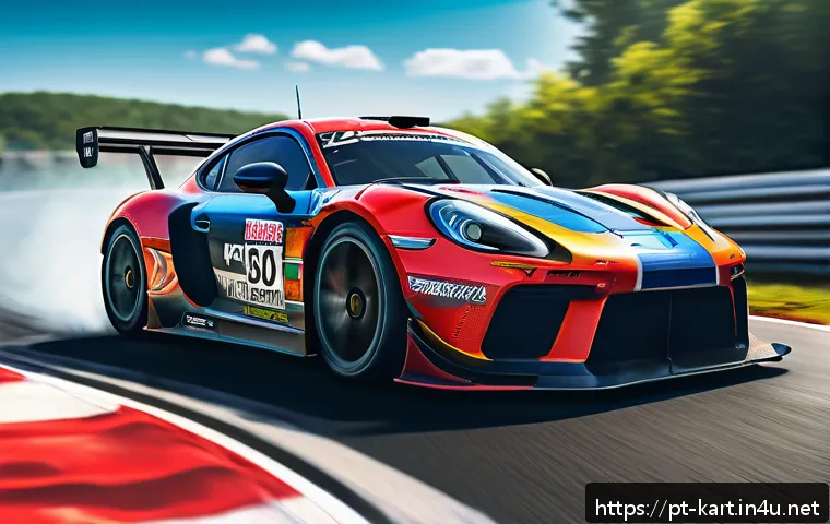 카트라이더 배틀 모드 생존법 - A dynamic battle mode racing scene set in a vibrant, detailed map featuring winding curves and strat...